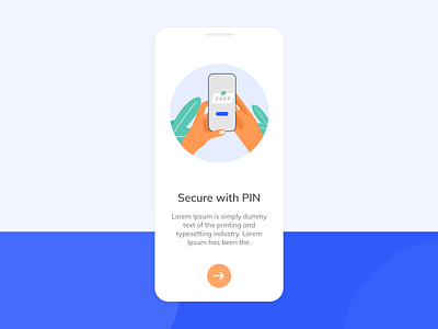 Secure with PIN and Enter OTP illustration for Sale