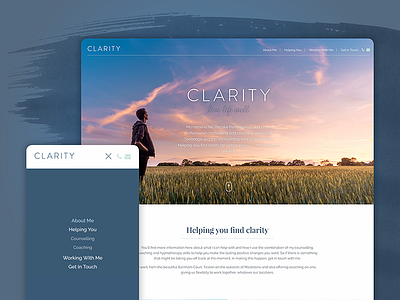 Clarity animation css digital design html jquery ui ux web design web development