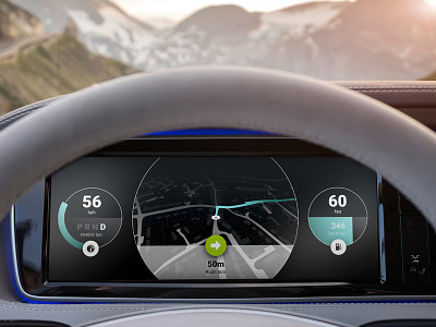 In Car UI - Dashboard