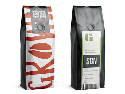 Coffee Packaging Concepts design labels packaging typography