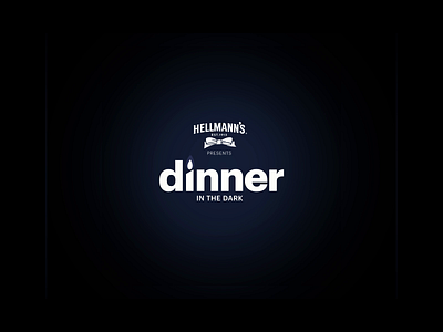 Hellmann's - Dinner in the dark 2d animation after effects design food graphicdesign logo motiondesign typography