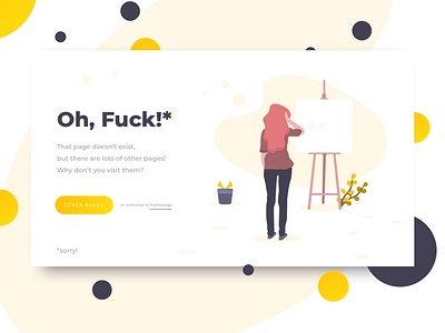 404 404 404 page ui ux design