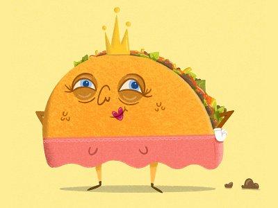 Taco Princess crown meat princess taco