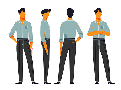 Character Design animation character design illustration pose robomg vector