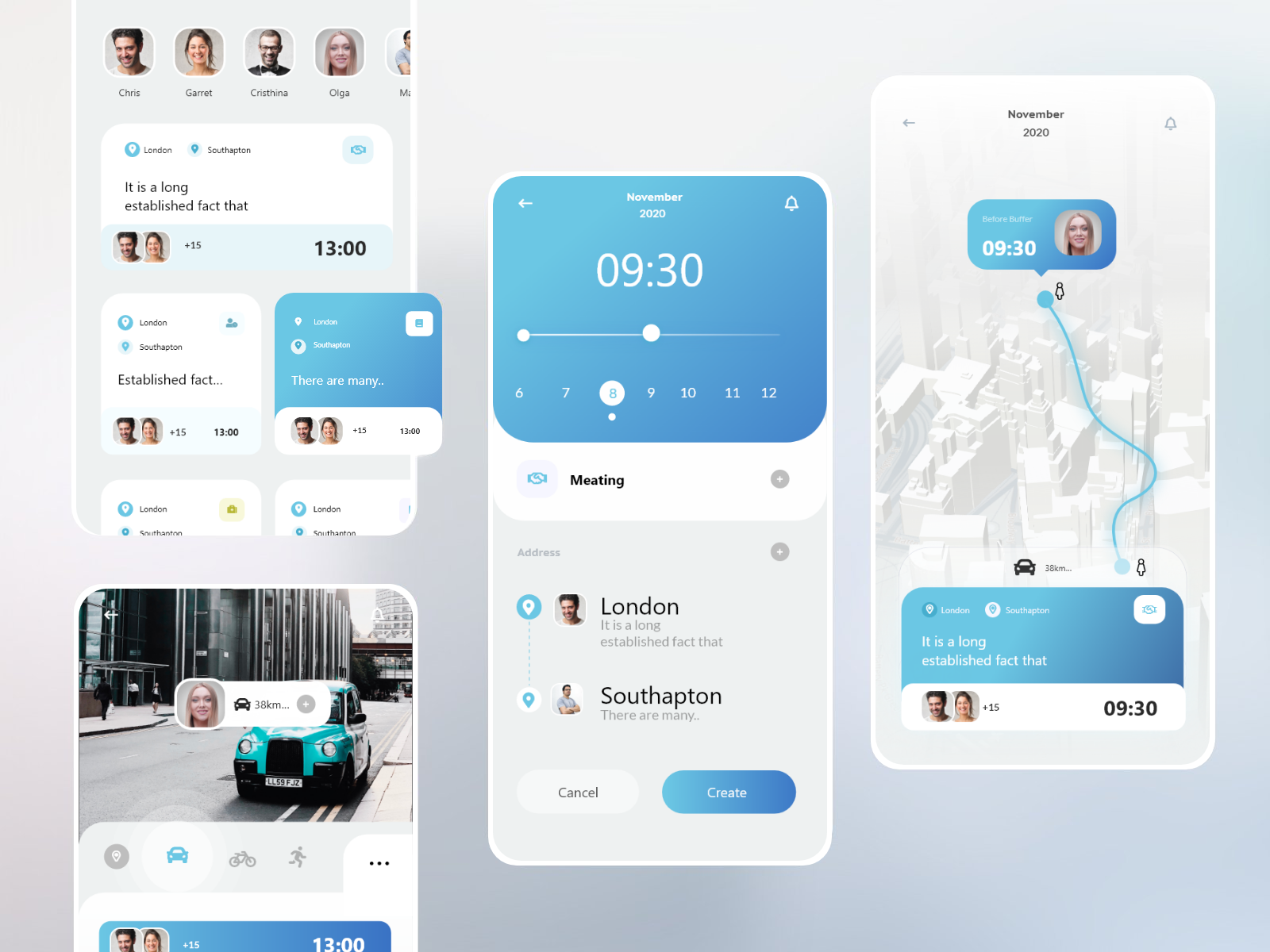Appointments Calendar by hakim hasni on Dribbble
