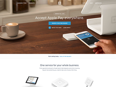 Square + Apple Pay apple pay square squareup.com web design