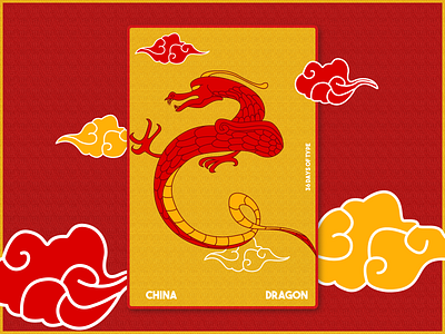 Chinese Dragon 36 days of type 36daysoftype art china chinese culture designer dragon freelance design graphic graphic design graphicdesign illustration illustrator letter letter c type typo typogaphy