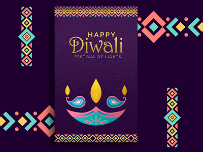 Happy Diwali art diwali freelance design graphic graphic design illustration india indian poster poster art poster collection vector