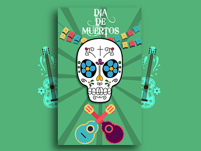 Dia De Muertos animation art culture design designer dia de los muertos dia de muertos freelance design graphic graphic design illustration mexican mexican food mexicano mexico mexico city poster poster art poster collection