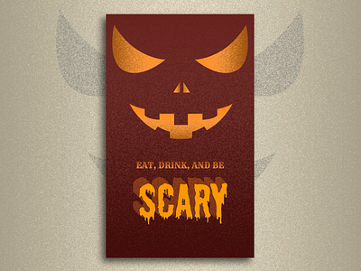 Eat, Drink, and be SCARY! animation art character animation culture design designer festival festival poster freelance design graphic graphic design halloween halloween bash halloween carnival halloween flyer illustration poster poster art poster collection pumpkin