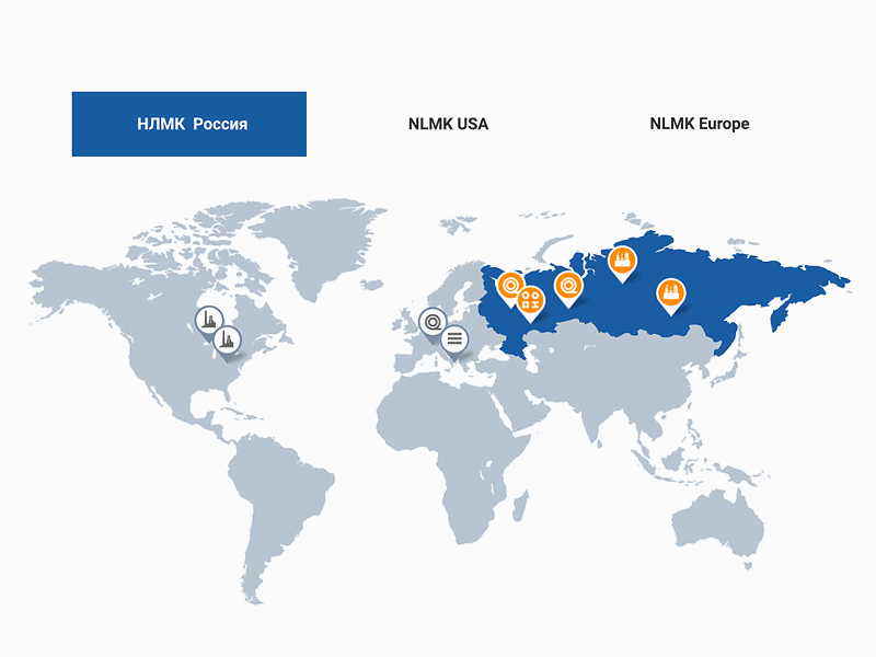 Map company locations