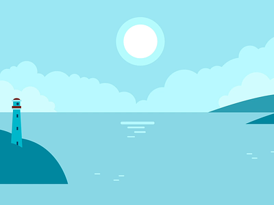 Treasure hunters aftereffects animation art boat illustration sea vector website