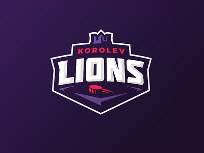 Lions Alternative creative design hockey illustration logo mascot promo sport team vector