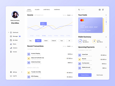 Finance Dashboard Design