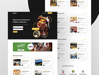 Restaurant Web App adobe app design interface redesign restaurant restaurant app ui uidesign ux uxdesign xd