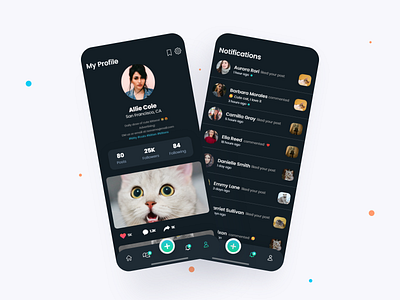 PetsLovers - Social Media app UI Kit