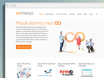 Connexys Website content first mobile first redesign responsive