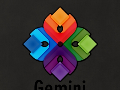 Gemini, WIP logo colors logo wip