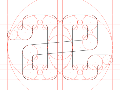 AE Logo Concept, Fibonacci series fibonacci golden ratio logo wip