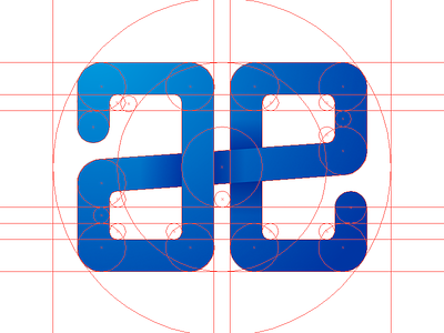 AE Logo Concept 2 - WIP fibonacci golden logo ratio wip