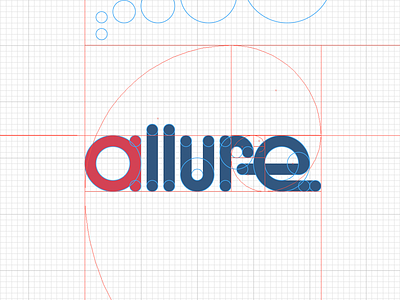 Allure, WIP fibonacci golden ratio logo wip