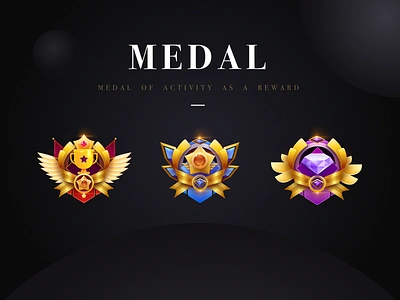 victory color illustration logo medals rewards ui victory