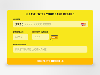 Day 6, Credit Card Form card challenge credit design form