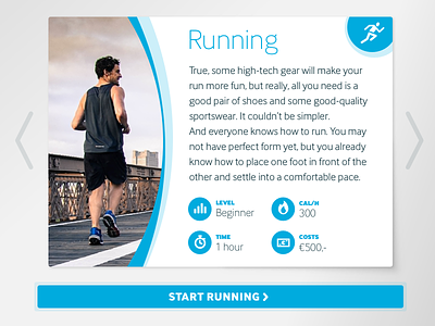 Day 10, Fitness Card card challenge design fitness running sport sports