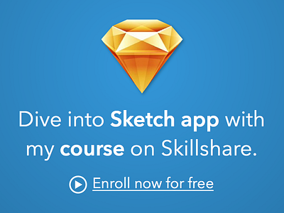 Dive into Sketch app with my course on Skillshare