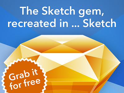 The Sketch gem, recreated in ... Sketch