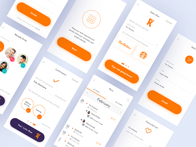 Koffee Run App app development branding dribbble best shot login uidesign ux ui uxdesign