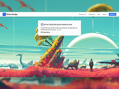 No Mans Sky - 404 Page