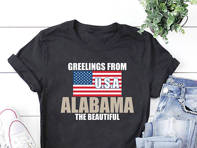 USA Alabama t-shirt for your business