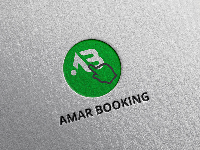 Amar Booking logo agency business card clean clean job business corporate company corporate coverletter graphic design logo logo 3d logos