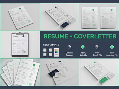 Resume Design agency curriculam vita cv graphic design job letterhead resume resume design resume template university