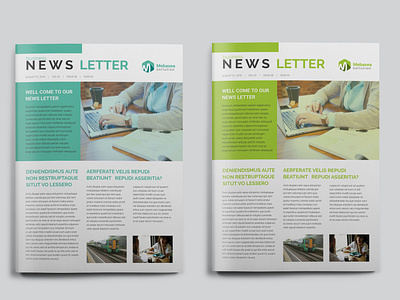 Newsletter agency cover magazine magazine ad navigation new newsletter newsletter design newsletter template