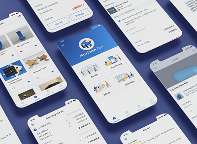 Horizon Tek App appdesign ecommerce uidesign