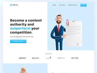 Real Authority Media Web Concept