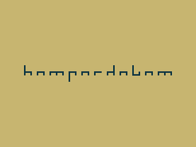 Hampardalam Logotype design graphic design logo minimal typography