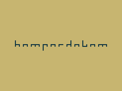 Hampardalam Logotype design graphic design logo minimal typography
