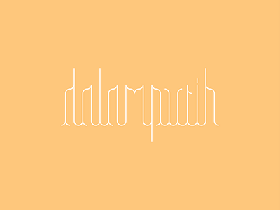 Dalamputih Logotype design graphic design logo typography