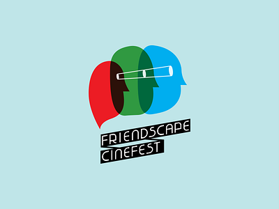 Friendscape Cinefest Logo branding design graphic design illustration logo vector