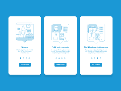 Medika App Onboarding Illustrations