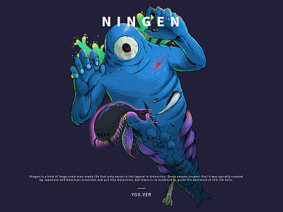 Ygg-sea monster series NO.6 creature design fish food game illustration logo monster sea ui ygg