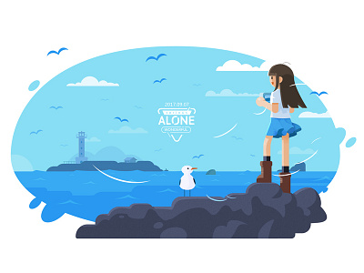 Ygg Illustration-live alone series-Travell