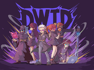 Team-DWTD cooperation dwtd group illustration player team ygg