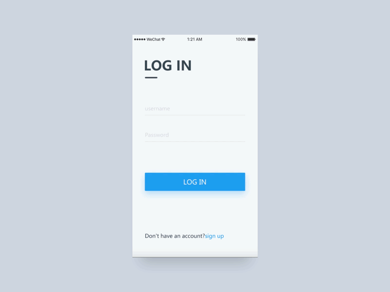 Log in