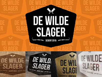 Logo De Wilde Slager design logo