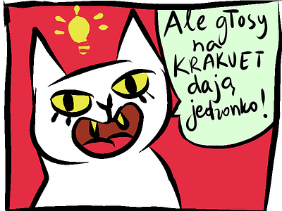 comix cat comix funny simple style