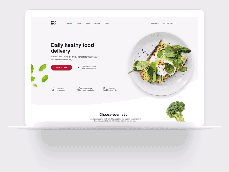 Food Delivery Service - Weekly Design Challenge